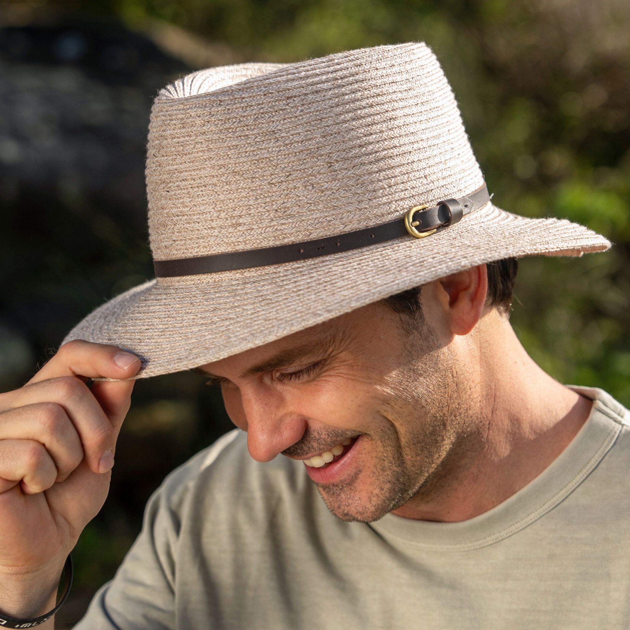 AP002 SAND/CHOC 60CM (L/XL) - SANDY CREEK FEDORA