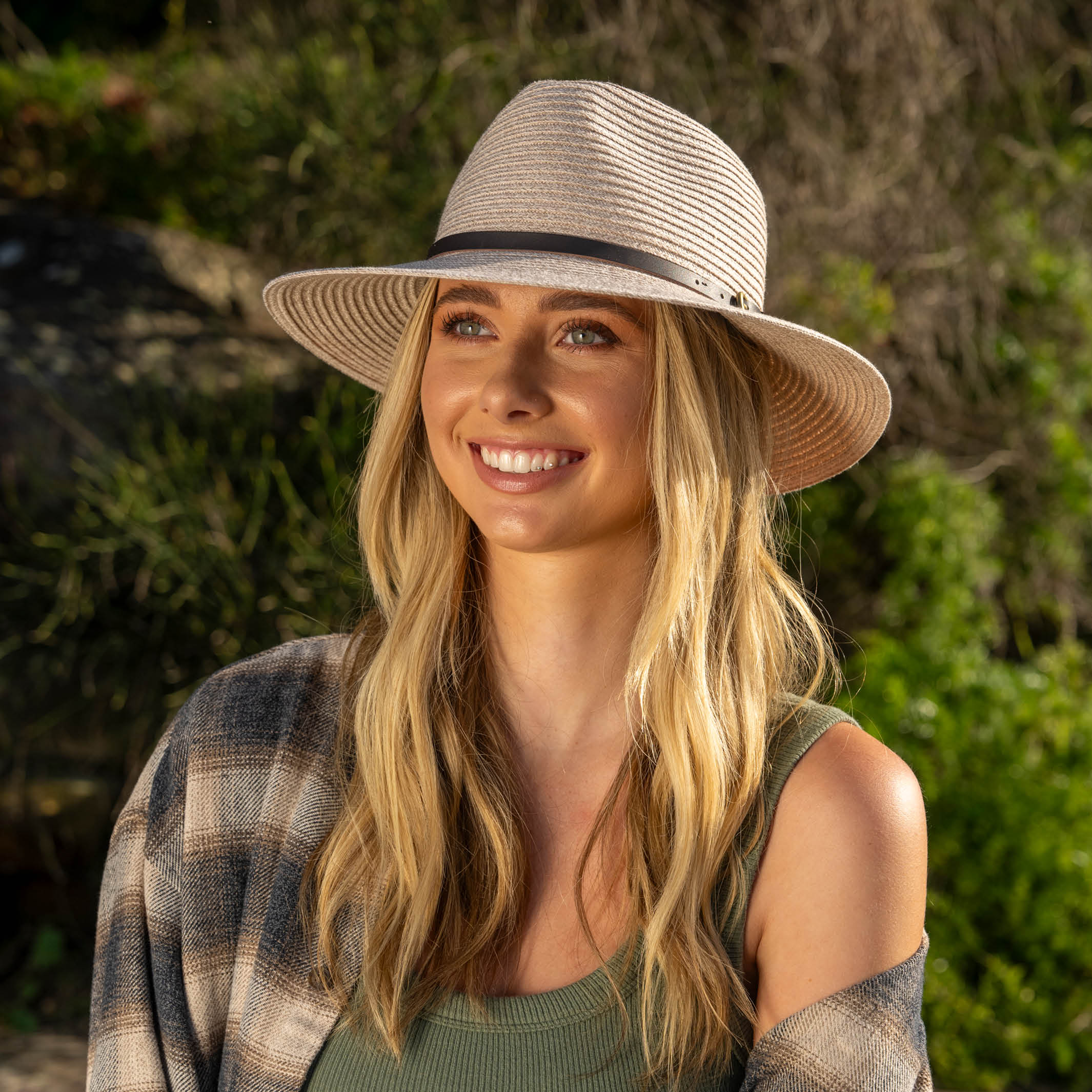 AP002 SAND/CHOC 54CM (XS) - SANDY CREEK FEDORA