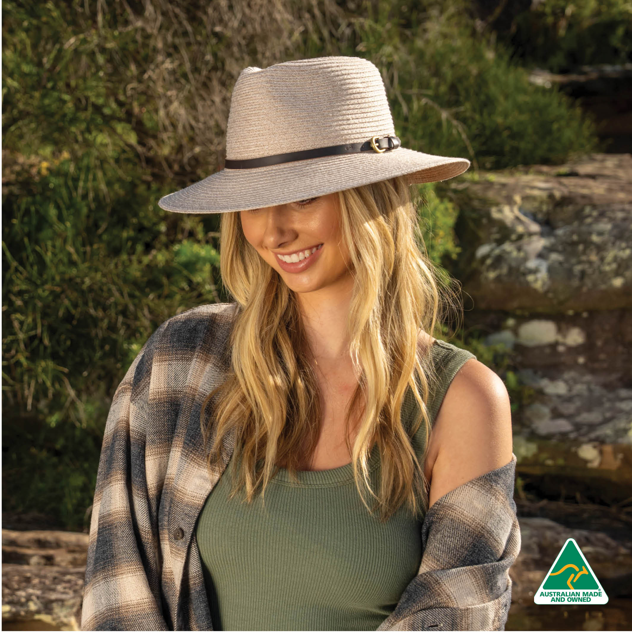 AP002 SAND/CHOC 56CM (S/M) - SANDY CREEK FEDORA