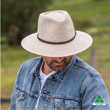 AP002 SAND/CHOC 58CM (M/L) - SANDY CREEK FEDORA