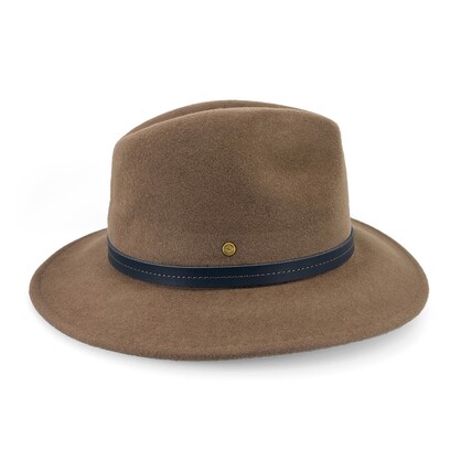 AP023 CHOCOLATE 61CM (XL) - FRAZER CREEK FELT FEDORA