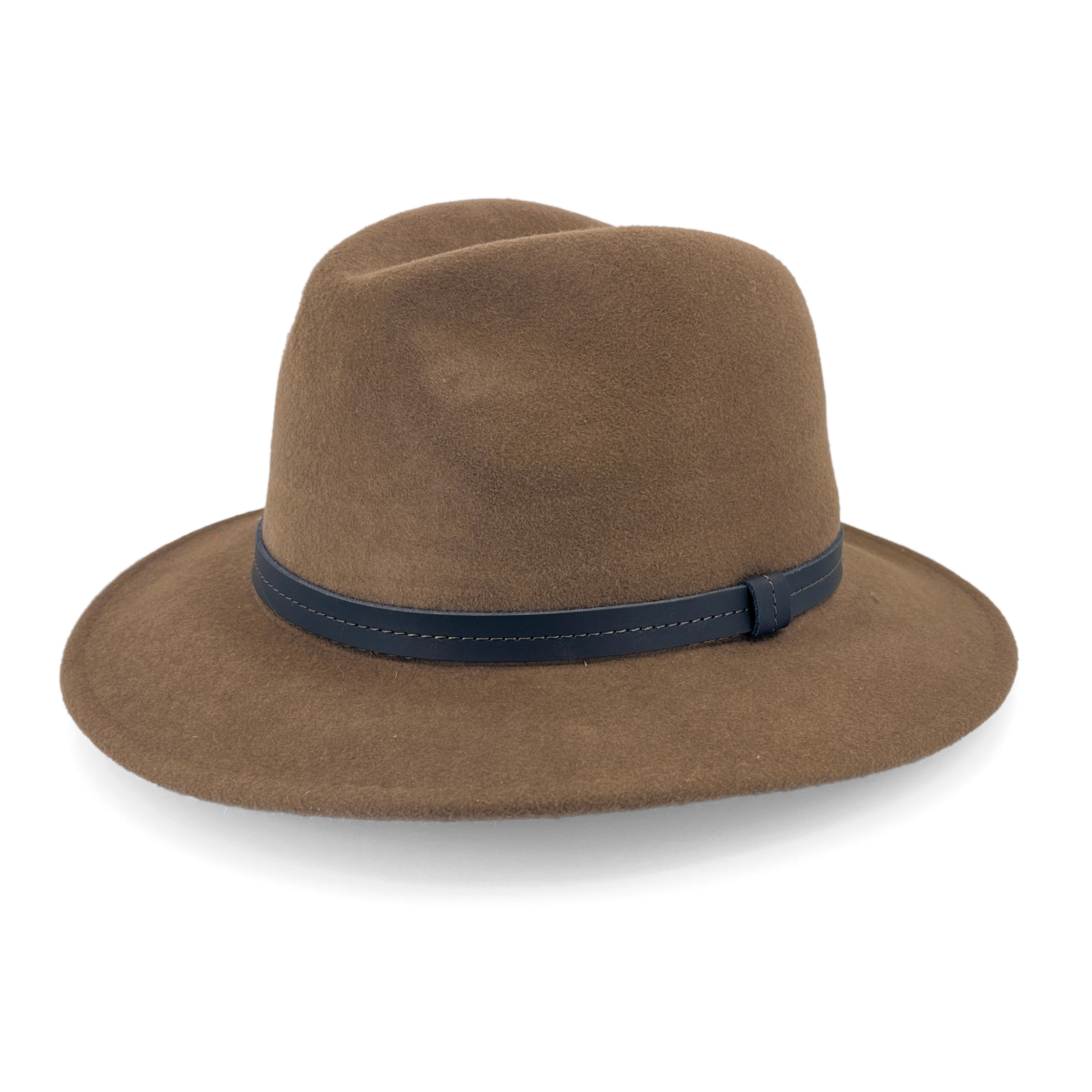 AP023 CHOCOLATE 57CM (M) - FRAZER CREEK FELT FEDORA