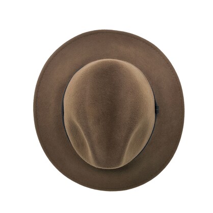 AP023 CHOCOLATE 55CM (S) - FRAZER CREEK FELT FEDORA