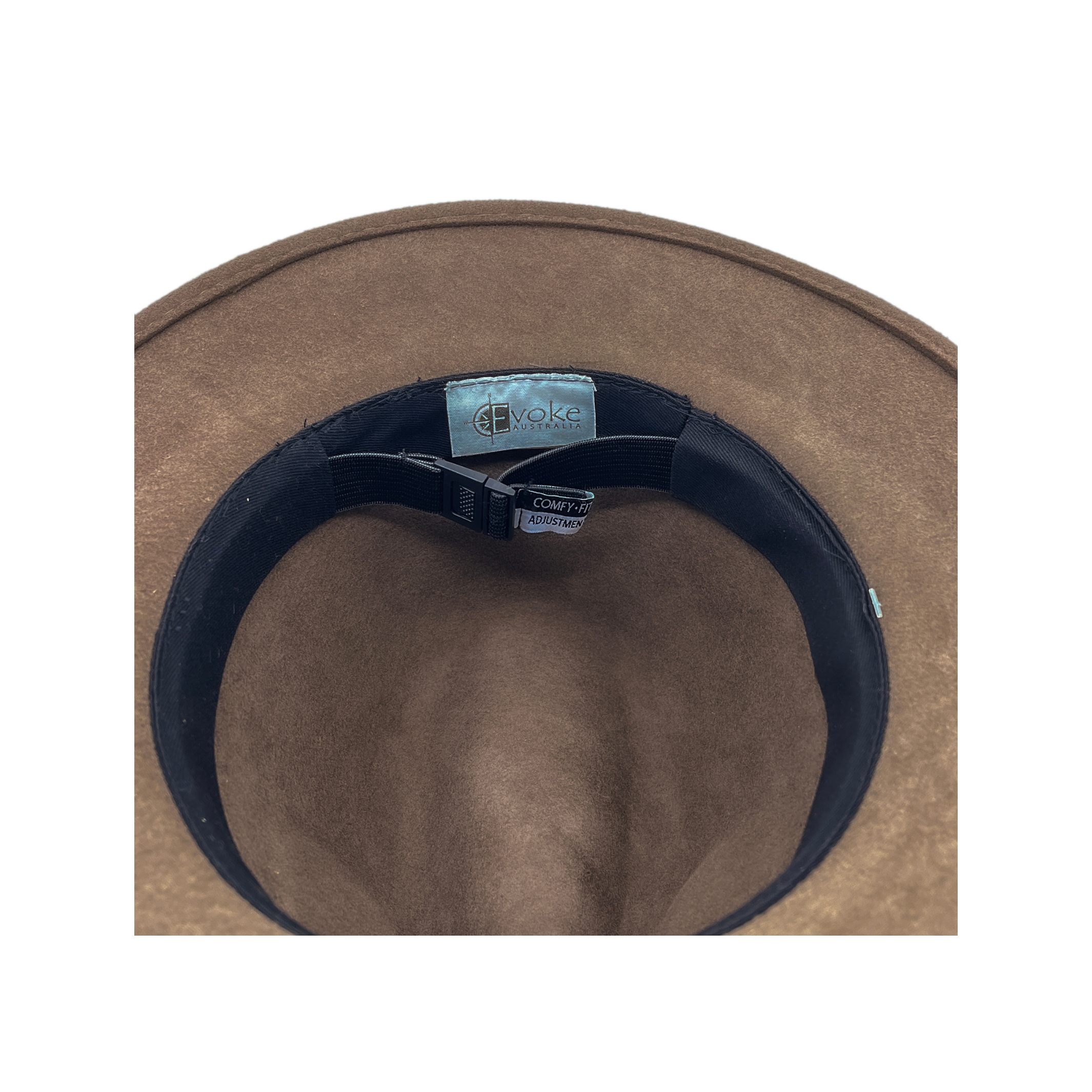 AP023 CHOCOLATE 55CM (S) - FRAZER CREEK FELT FEDORA