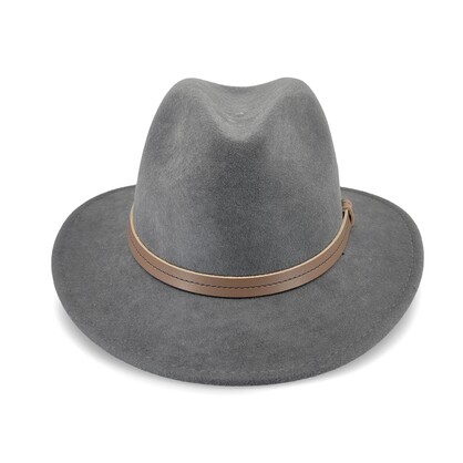 AP023 DUSKY BLUE 57CM (M) - FRAZER CREEK FELT FEDORA