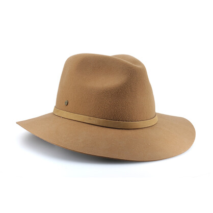 AP019 DK CAMEL 58CM (M/L) - MURRAY FELT FEDORA