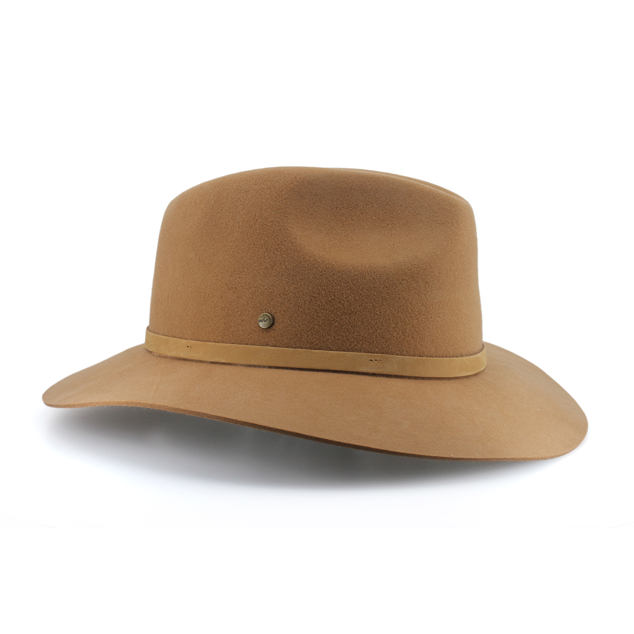 AP019 DK CAMEL 60CM (L/XL) - MURRAY FELT FEDORA