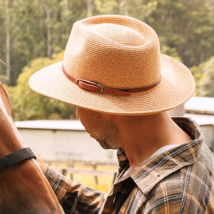 AP021 CAMEL 58CM (M/L) - DAINTREE RIVER FEDORA