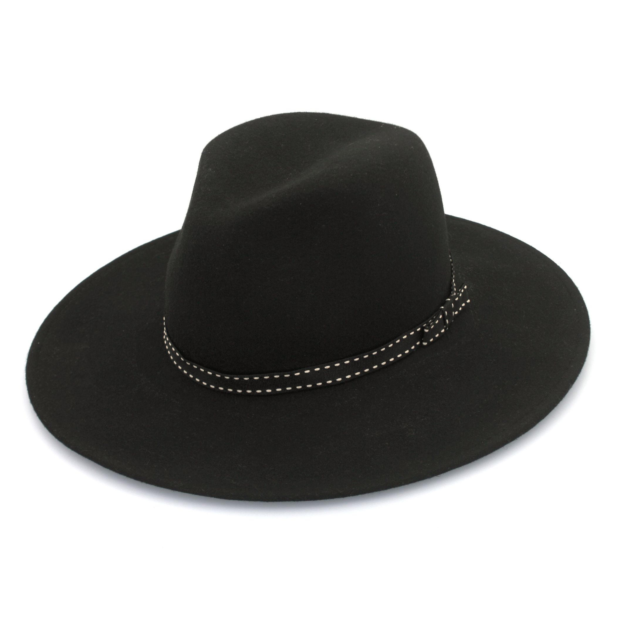 DH062 BLACK 58CM (M) - FRANKLIN FEDORA
