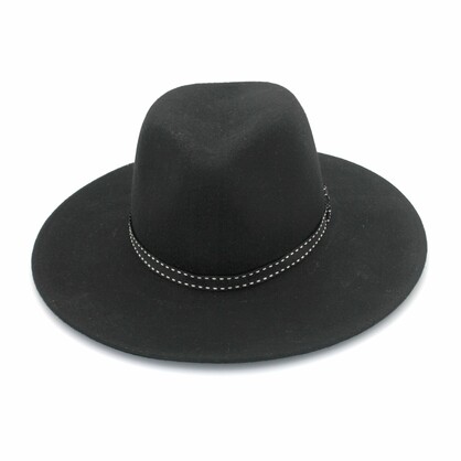 DH062 BLACK 58CM (M) - FRANKLIN FEDORA