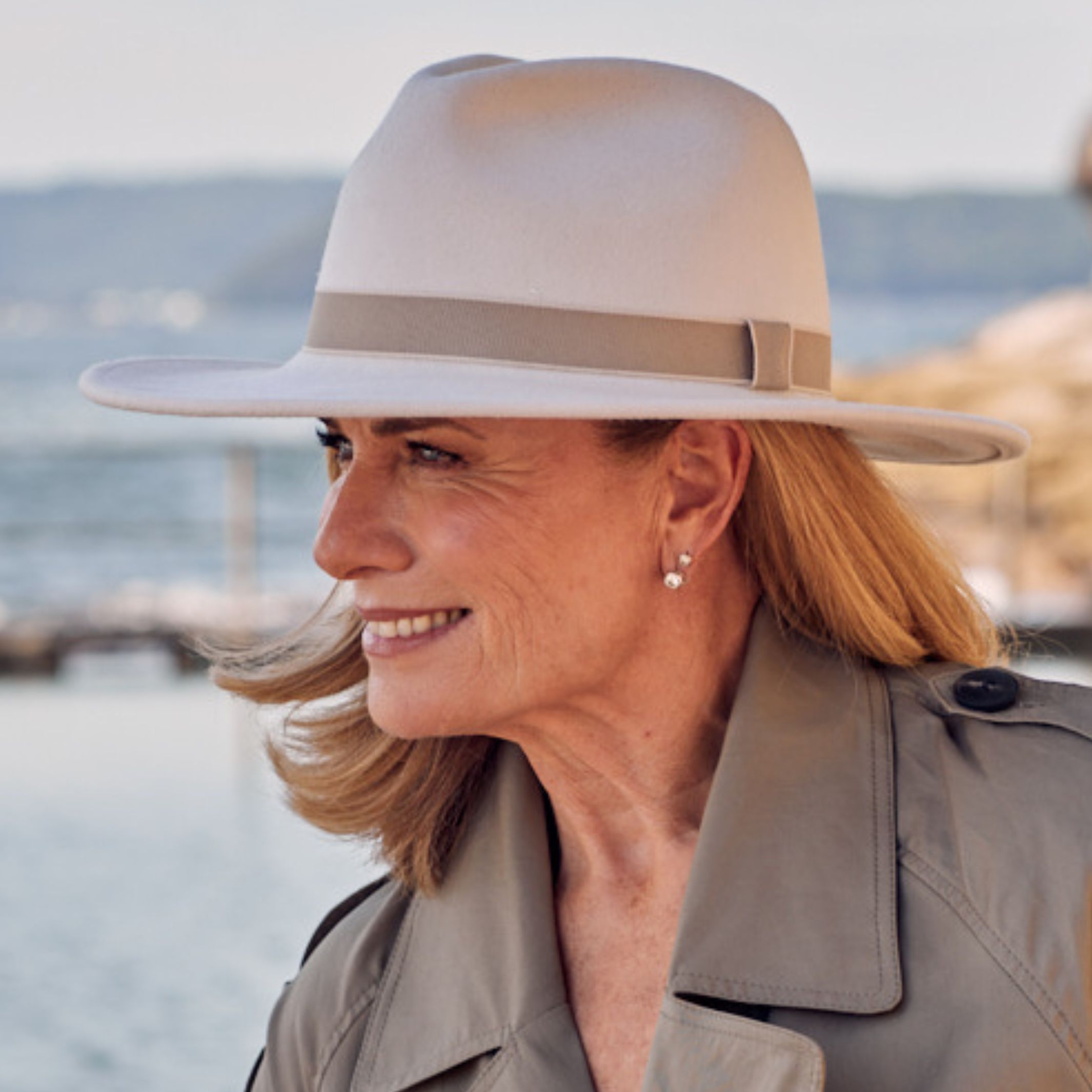 DH060 IVORY 58CM (M) - RIPLEY FEDORA