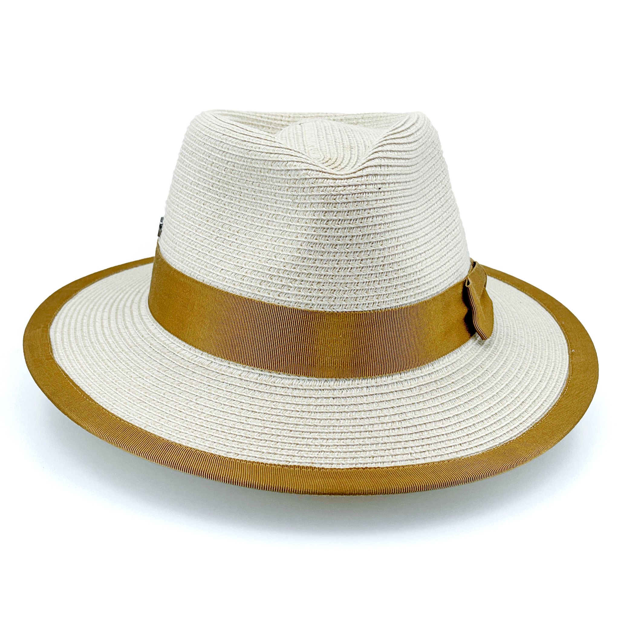 DH070 BEIGE/CARAMEL 60CM (L/XL) - BOSTON FEDORA