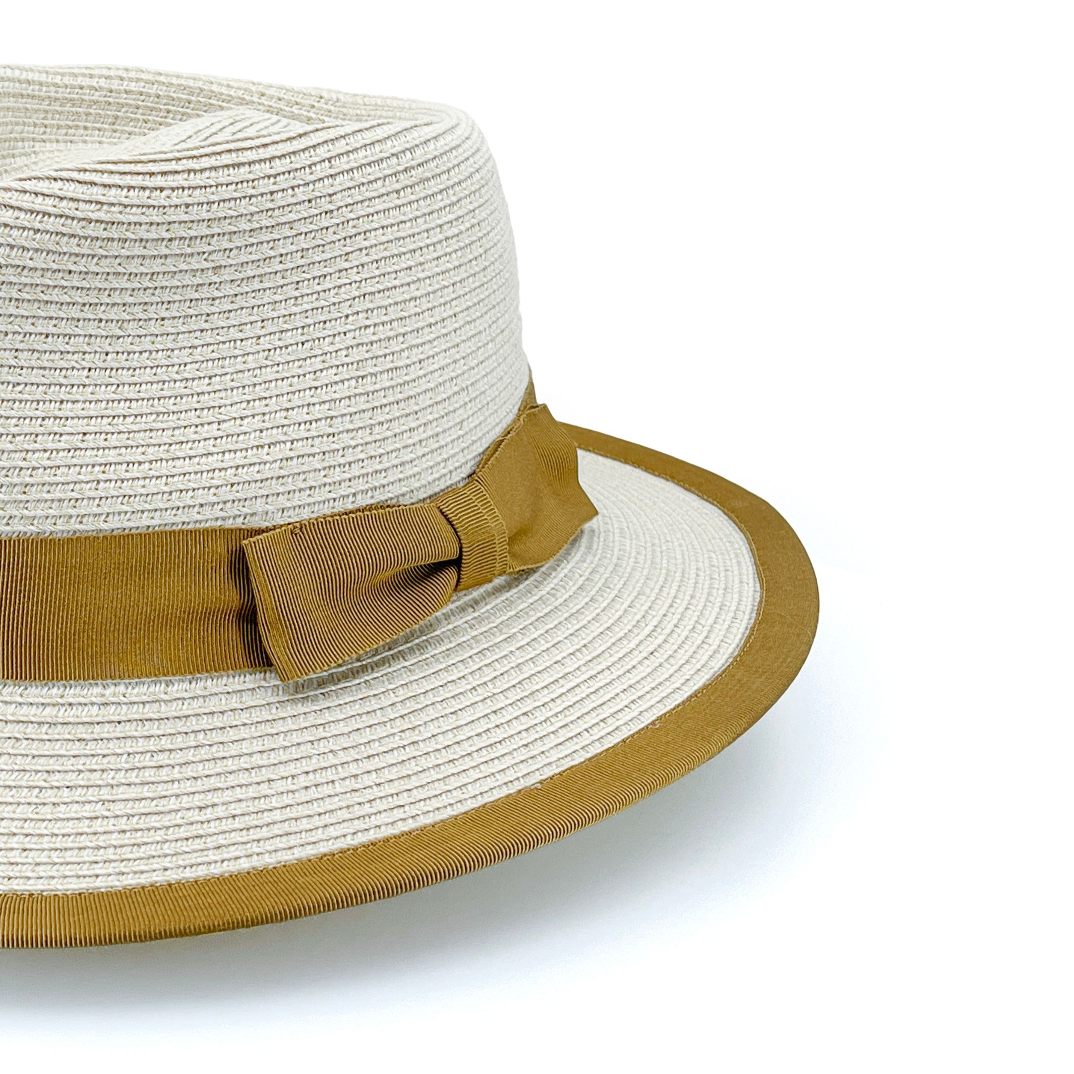 DH070 BEIGE/CARAMEL 60CM (L/XL) - BOSTON FEDORA