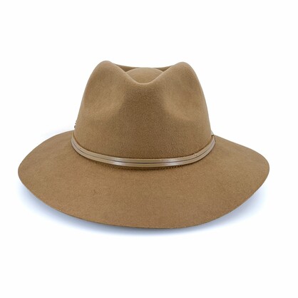 DH071 CHOCOLATE 58CM (M/L) - THORBURN FELT FEDORA