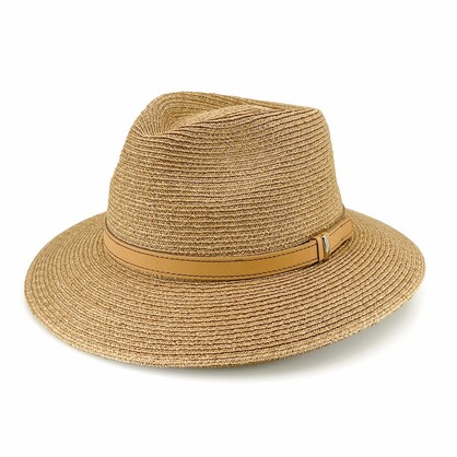DH075 CARAMEL 58CM (M/L) - TULLY FEDORA