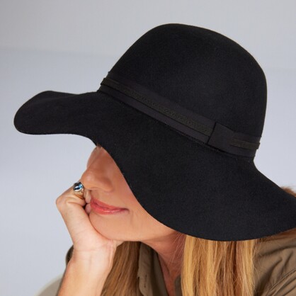 DH085 BLACK 58CM (M/L) - KEATON FELT