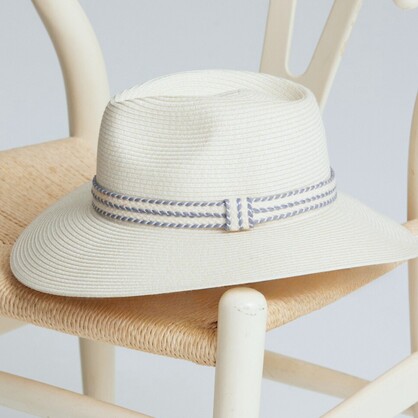 DH086 IVORY 58CM (M/L) - COTTESLOE FEDORA