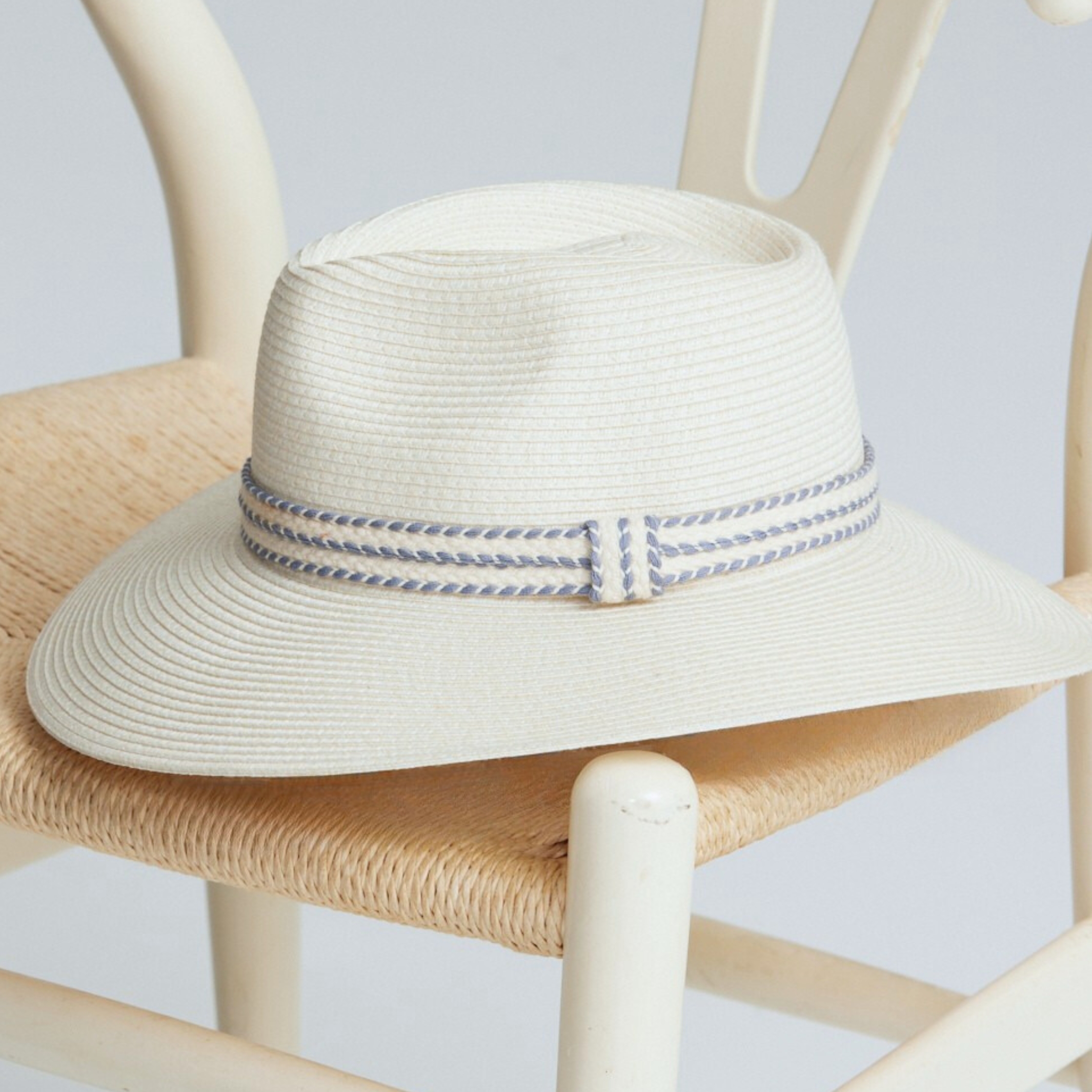 DH086 IVORY 58CM (M/L) - COTTESLOE FEDORA