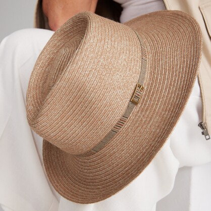 DH084 NATURAL 58CM (M/L) - ASHWOOD FEDORA