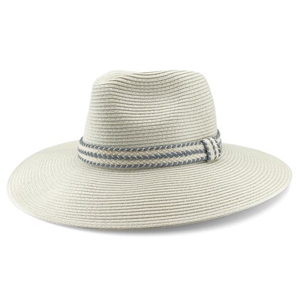 DH086 IVORY 60CM (L/XL) - COTTESLOE FEDORA