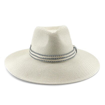 DH086 IVORY 60CM (L/XL) - COTTESLOE FEDORA