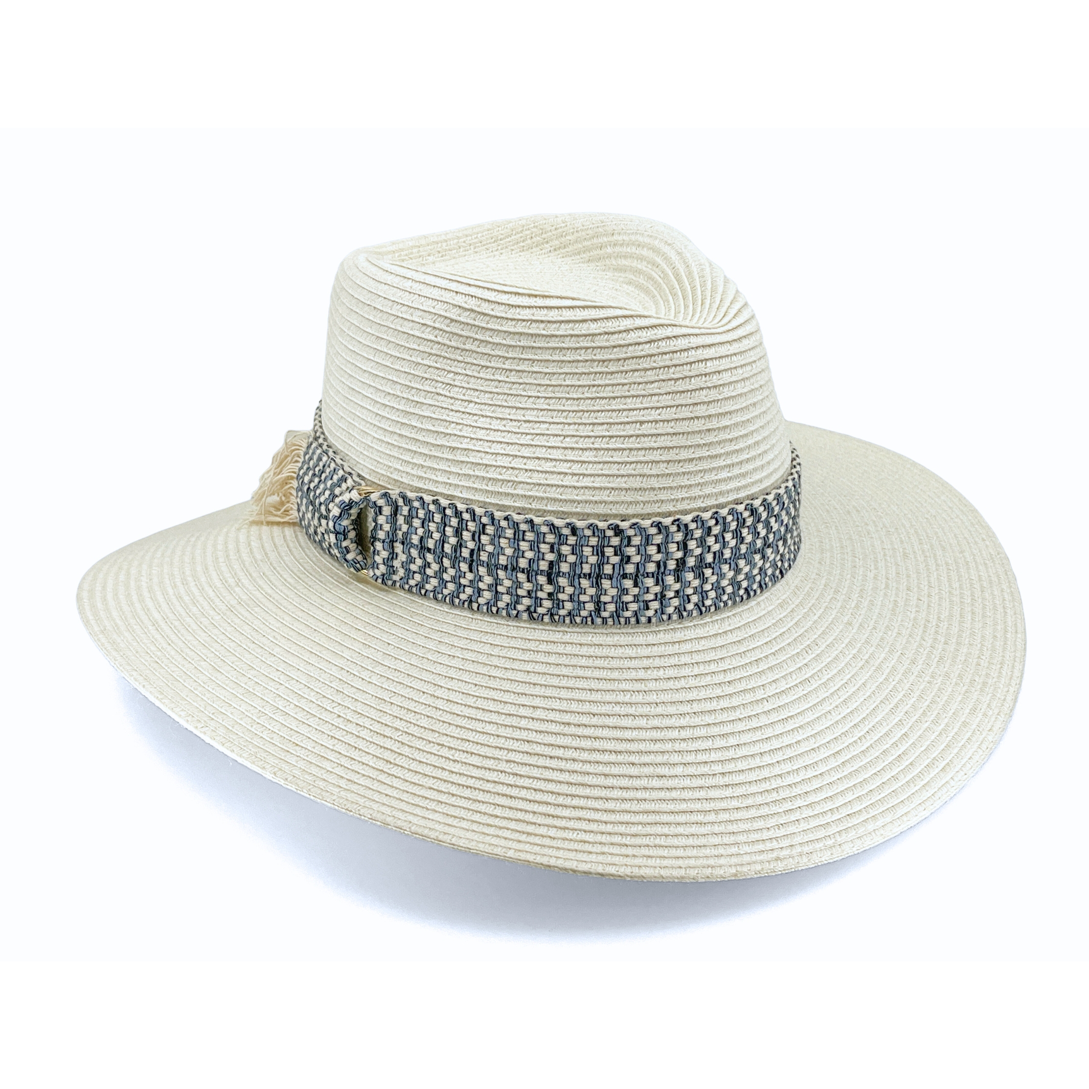TM589A IVORY/AZURE 58CM (M/L) - SYMOS FEDORA