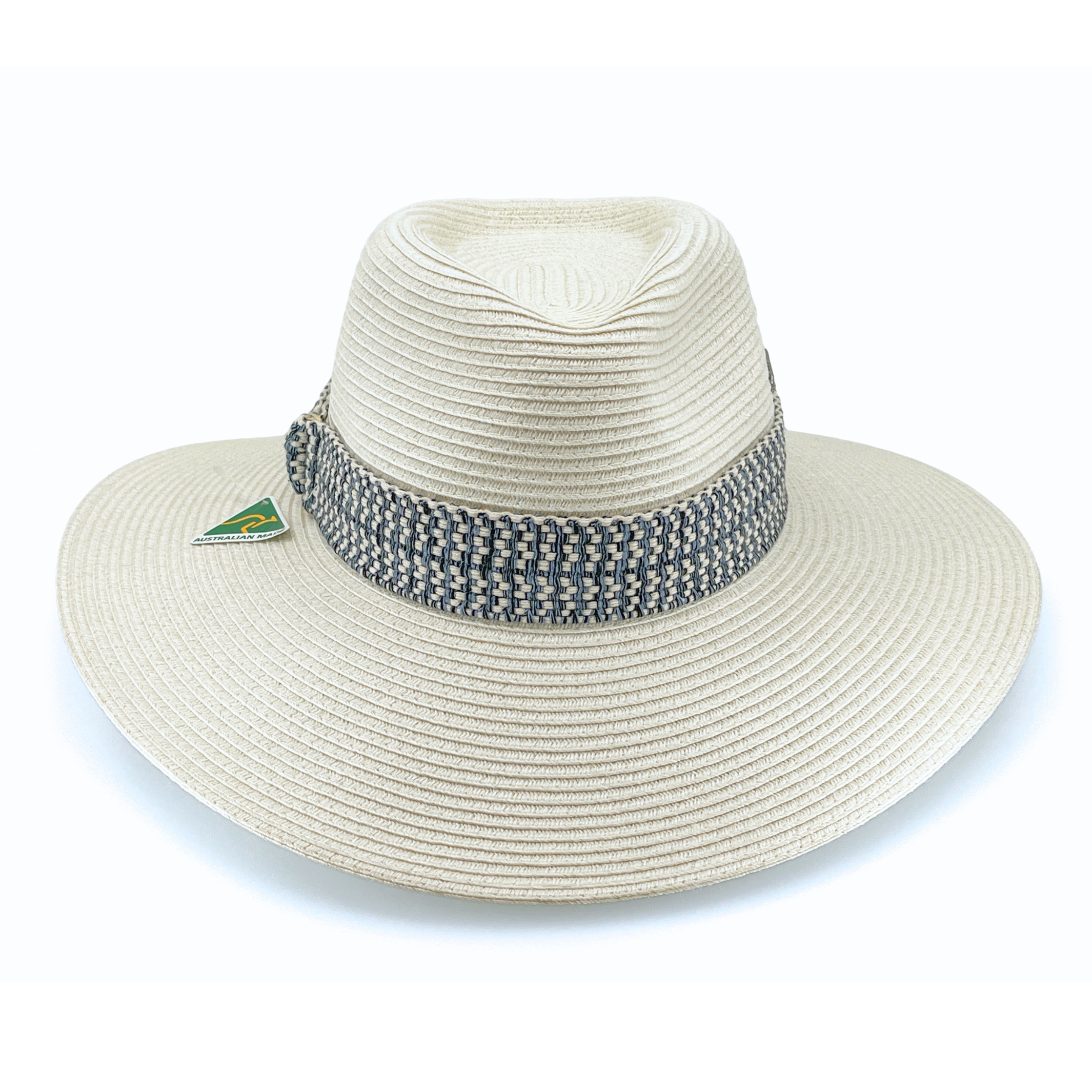 TM589A IVORY/AZURE 58CM (M/L) - SYMOS FEDORA