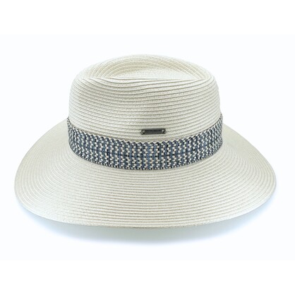 TM589A IVORY/AZURE 58CM (M/L) - SYMOS FEDORA