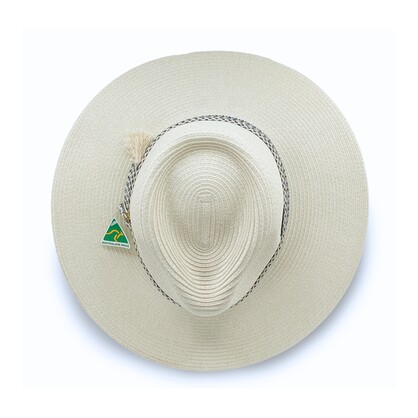 TM589A IVORY/AZURE 58CM (M/L) - SYMOS FEDORA