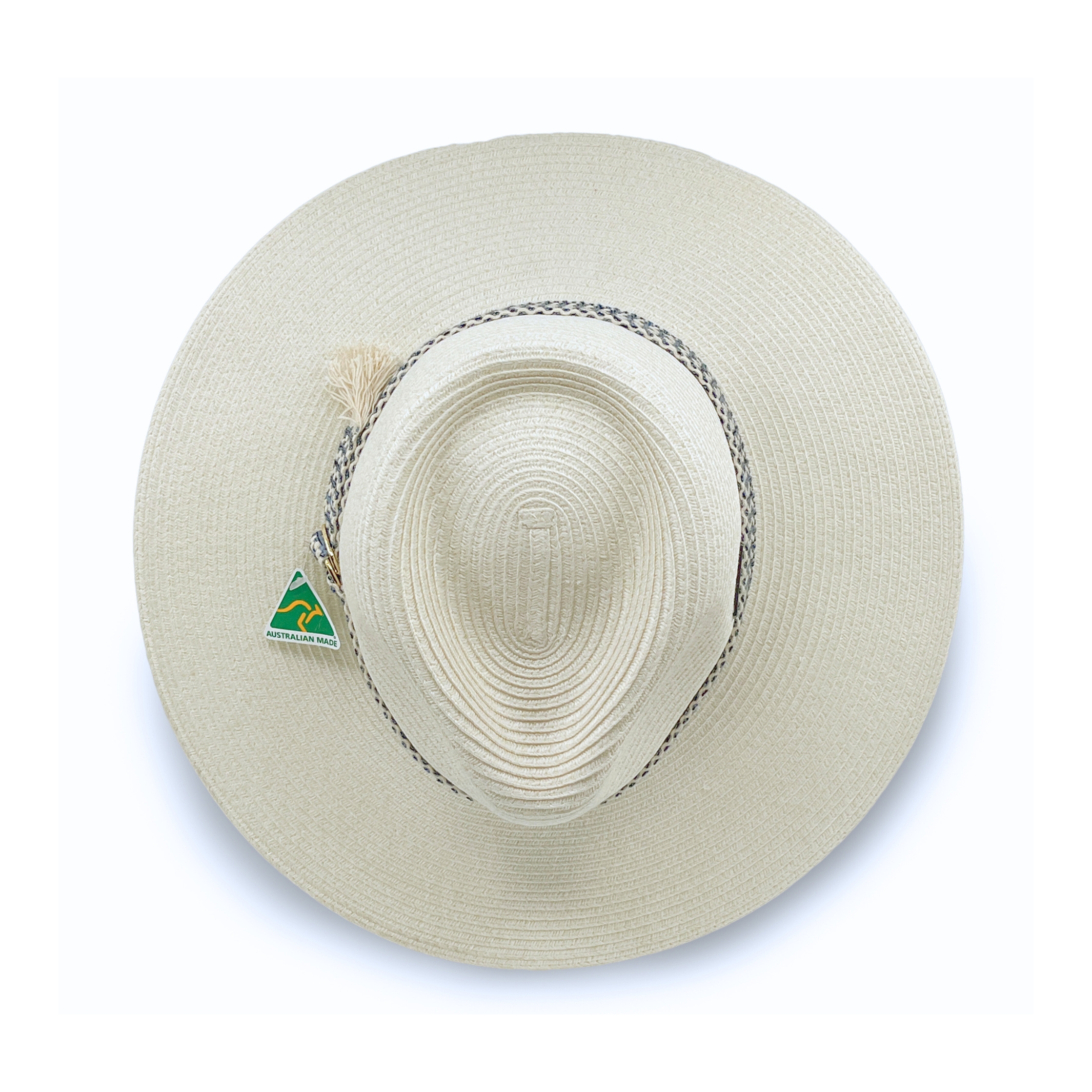 TM589A IVORY/AZURE 58CM (M/L) - SYMOS FEDORA