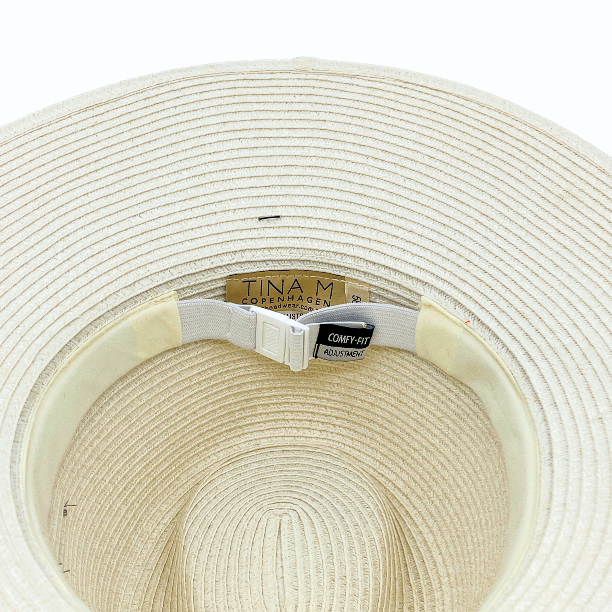 TM589A IVORY/AZURE 58CM (M/L) - SYMOS FEDORA