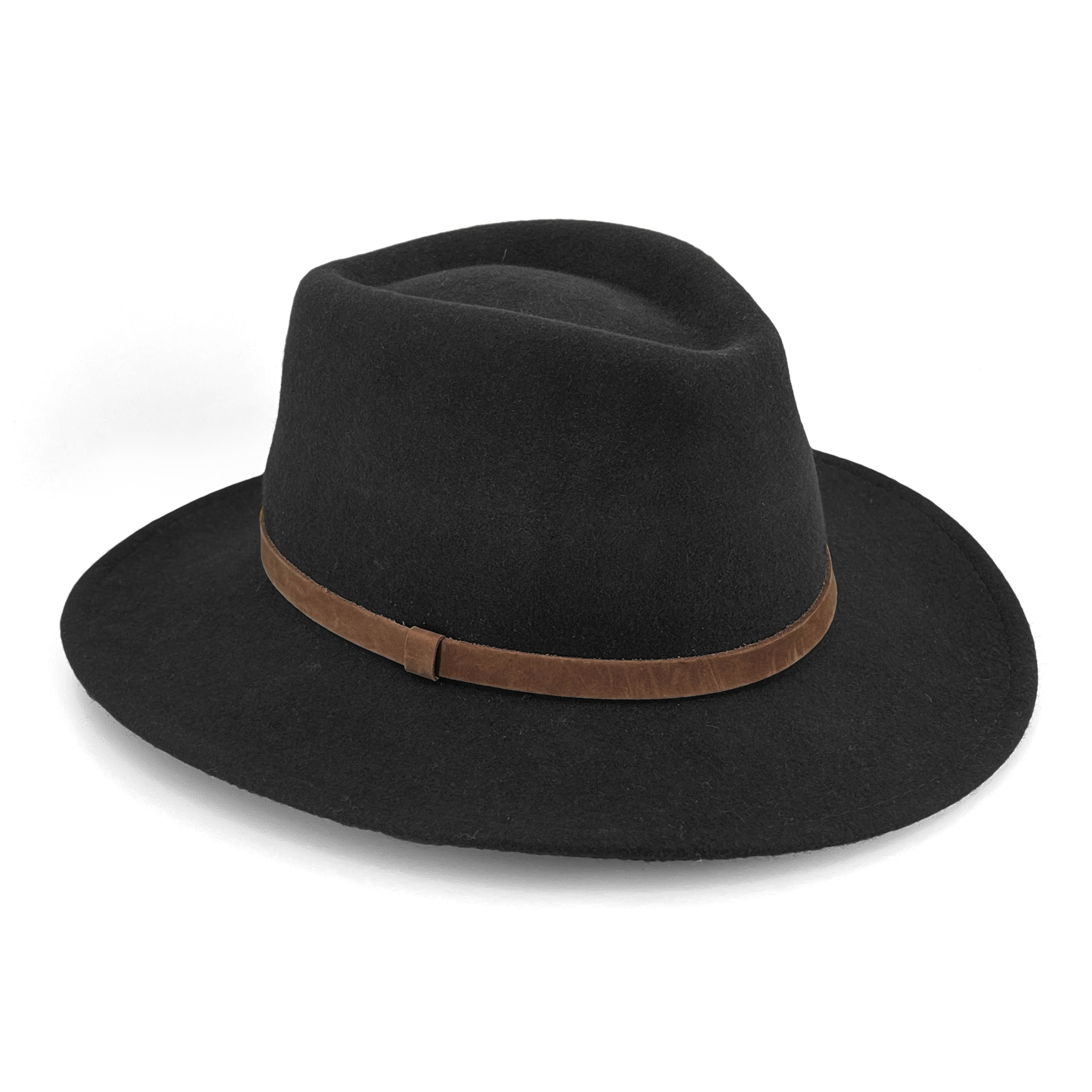TM721 BLACK 57CM (M) - VERBIER FEDORA