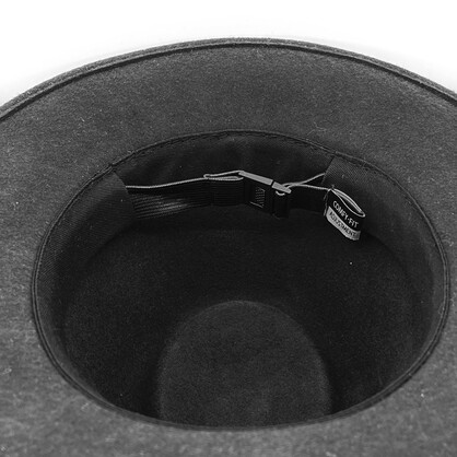 TM721 BLACK 57CM (M) - VERBIER FEDORA