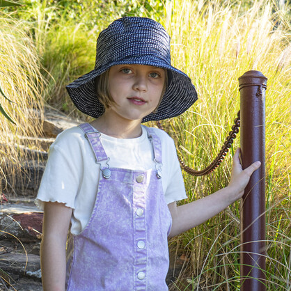 B480 NAVY 56CM - BONNIE BUCKET