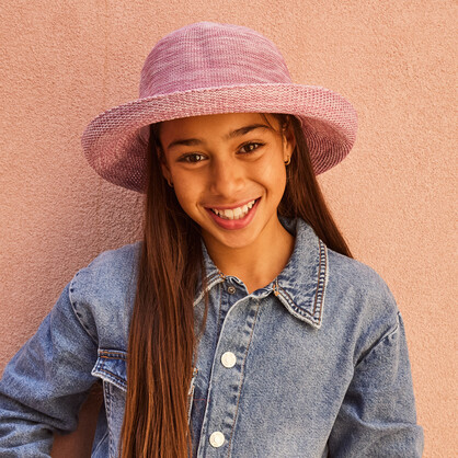 R35L OLD ROSE PINK 55CM (S) - CLASSIC BRETON - Lined - PETITE