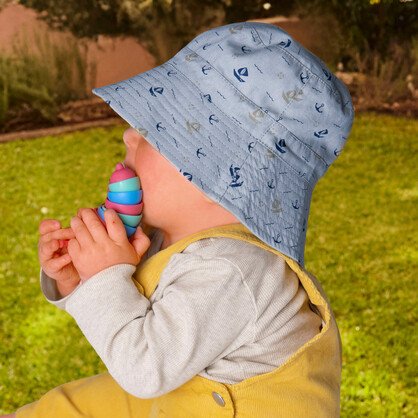 PK002 BLUE BOATS 52CM - MARIO BUCKET