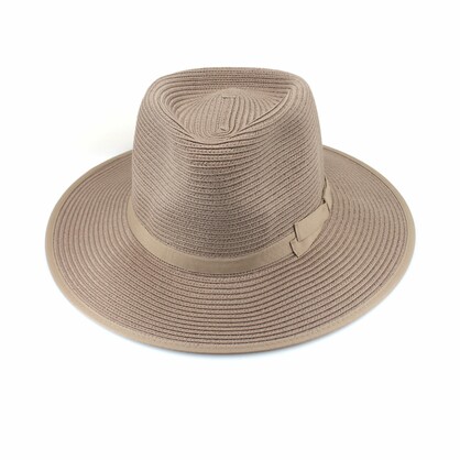 PL415 TAUPE 58CM (M/L) - LINDA FEDORA