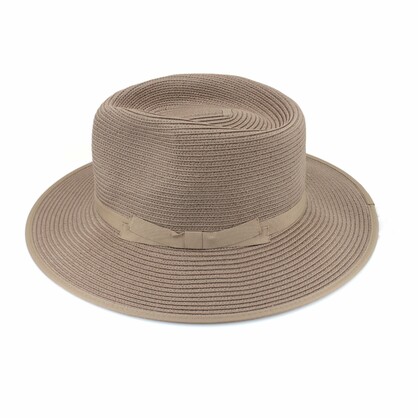 PL415 TAUPE 58CM (M/L) - LINDA FEDORA