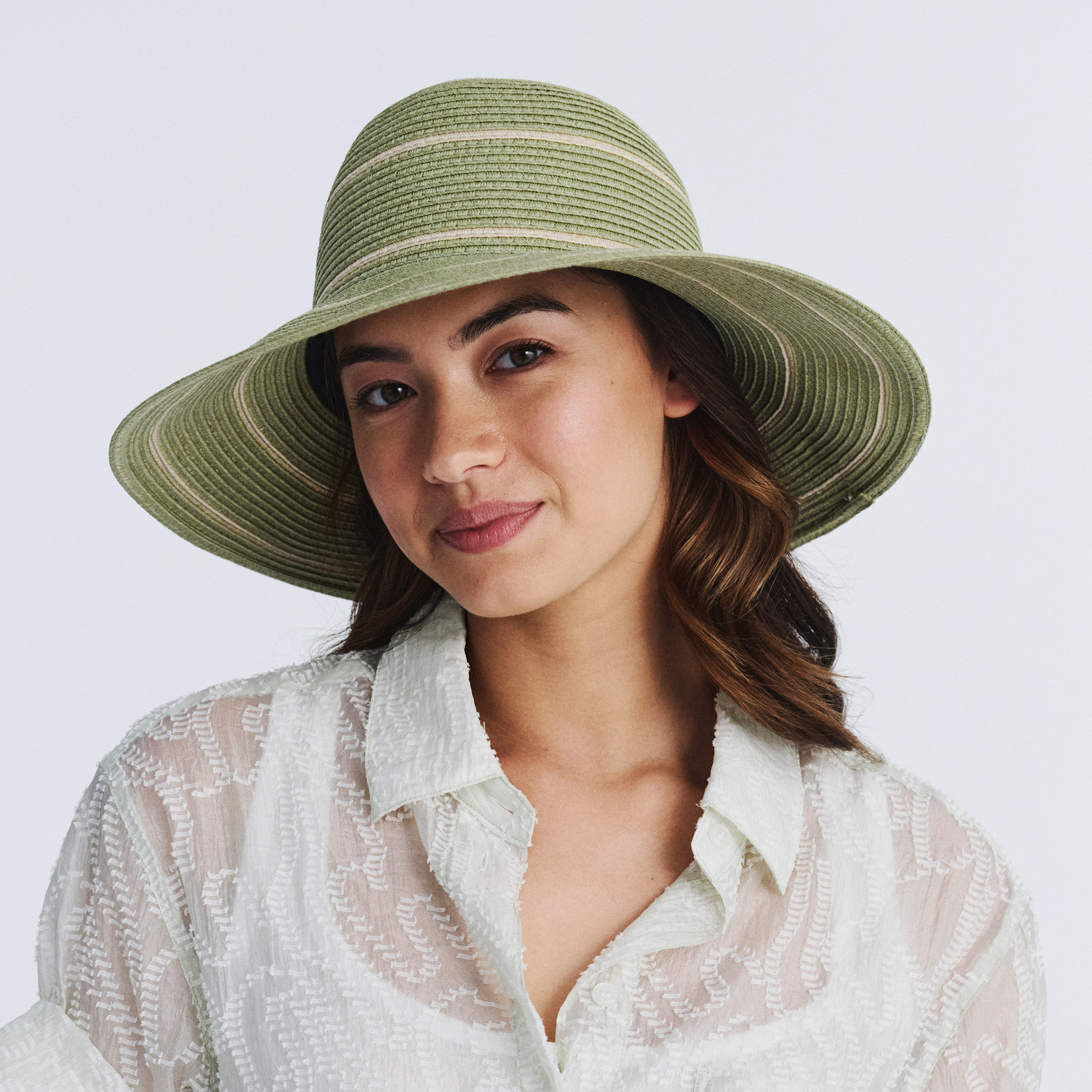 PL411 SAGE/NATURAL 58CM (M/L) - MARIAH BUCKET