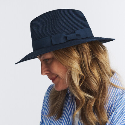 PL413 NAVY 60CM (L/XL) - SHERRY FEDORA