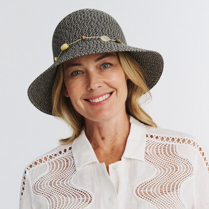 RL30 CHARCOAL  60CM (L/XL) - BOHEMIAN BUCKET