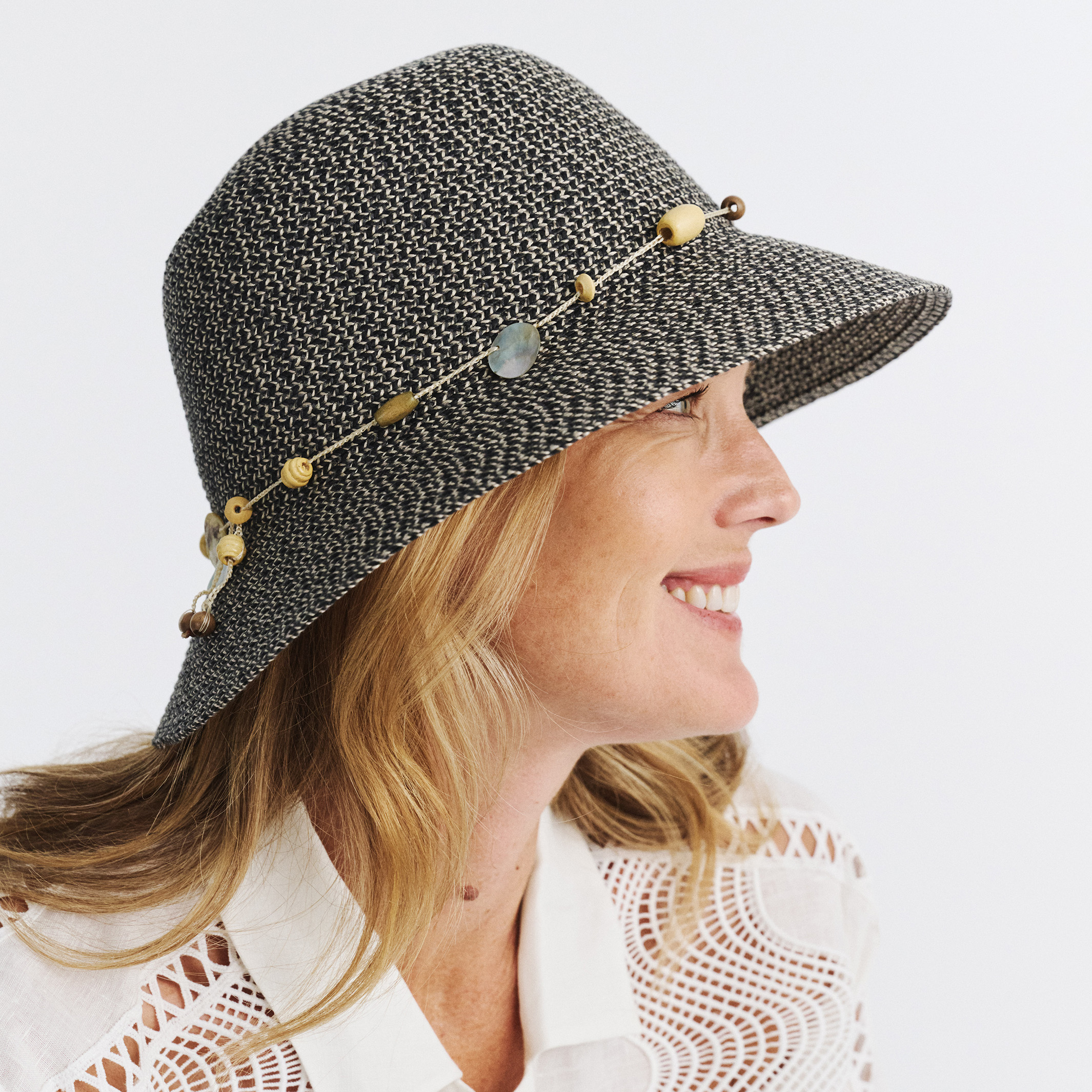 RL30 CHARCOAL  60CM (L/XL) - BOHEMIAN BUCKET