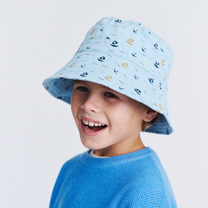 PK002 BLUE BOATS 49CM - MARIO BUCKET