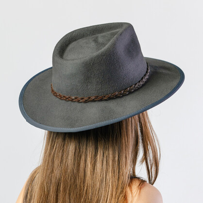 PM804 GREY 56CM (S/M) - BARTLE FEDORA