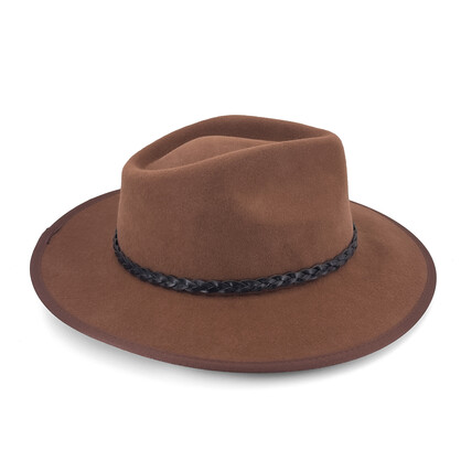 PM804 CHOCOLATE 56CM (S/M) - BARTLE FEDORA