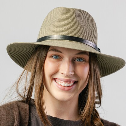 PM803 LT KHAKI 60CM (M/L) - MORGAN FEDORA