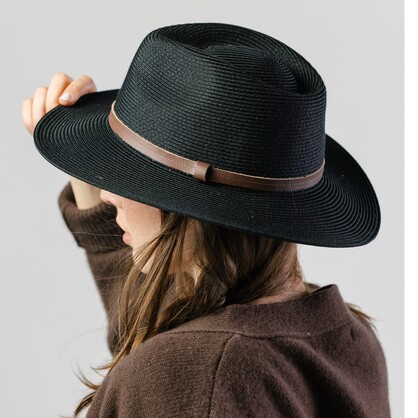 PM803 BLACK 60CM (L/XL) - MORGAN FEDORA