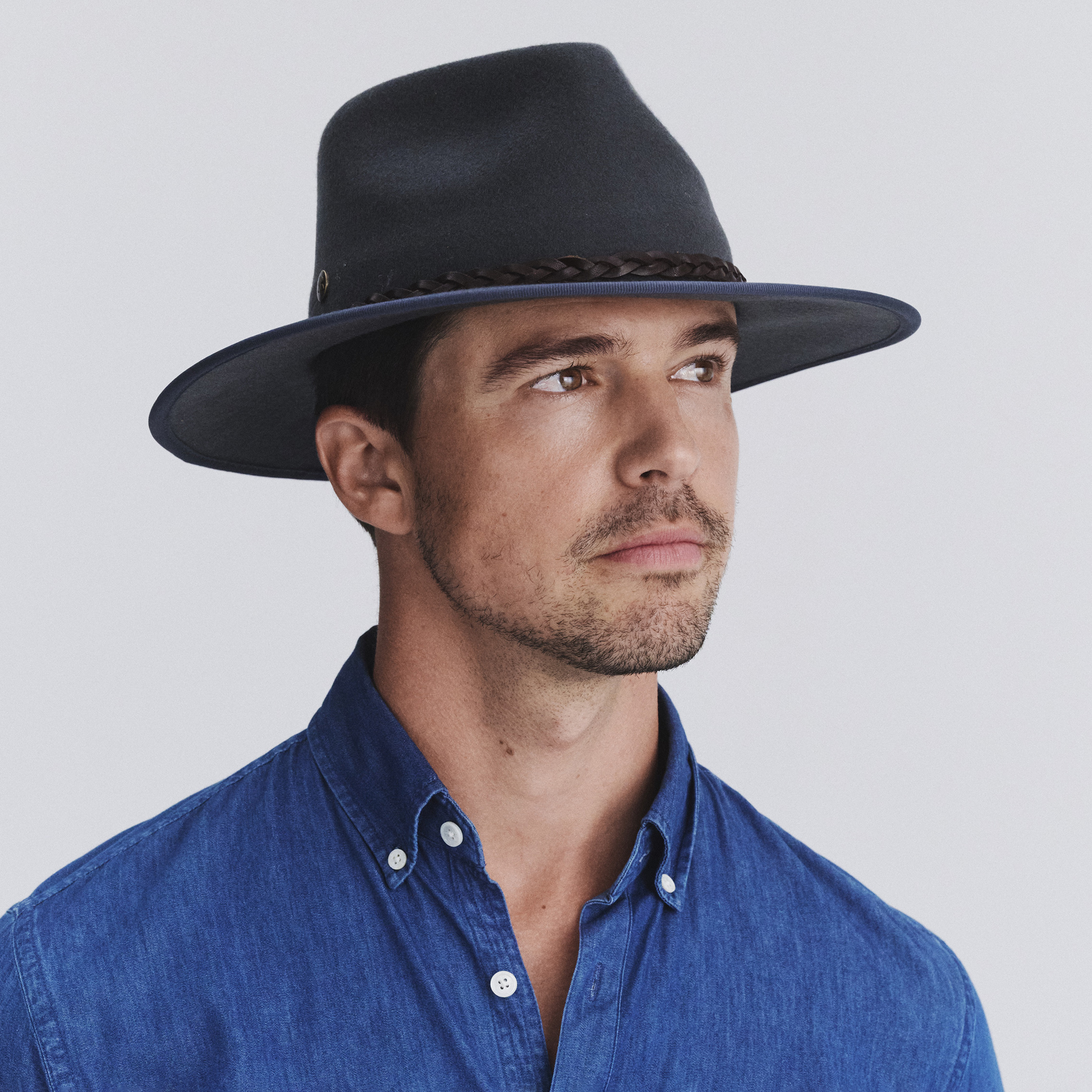 PM804 GREY 56CM (S/M) - BARTLE FEDORA
