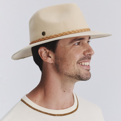 PM804 BEIGE 56CM (S/M) - BARTLE FEDORA