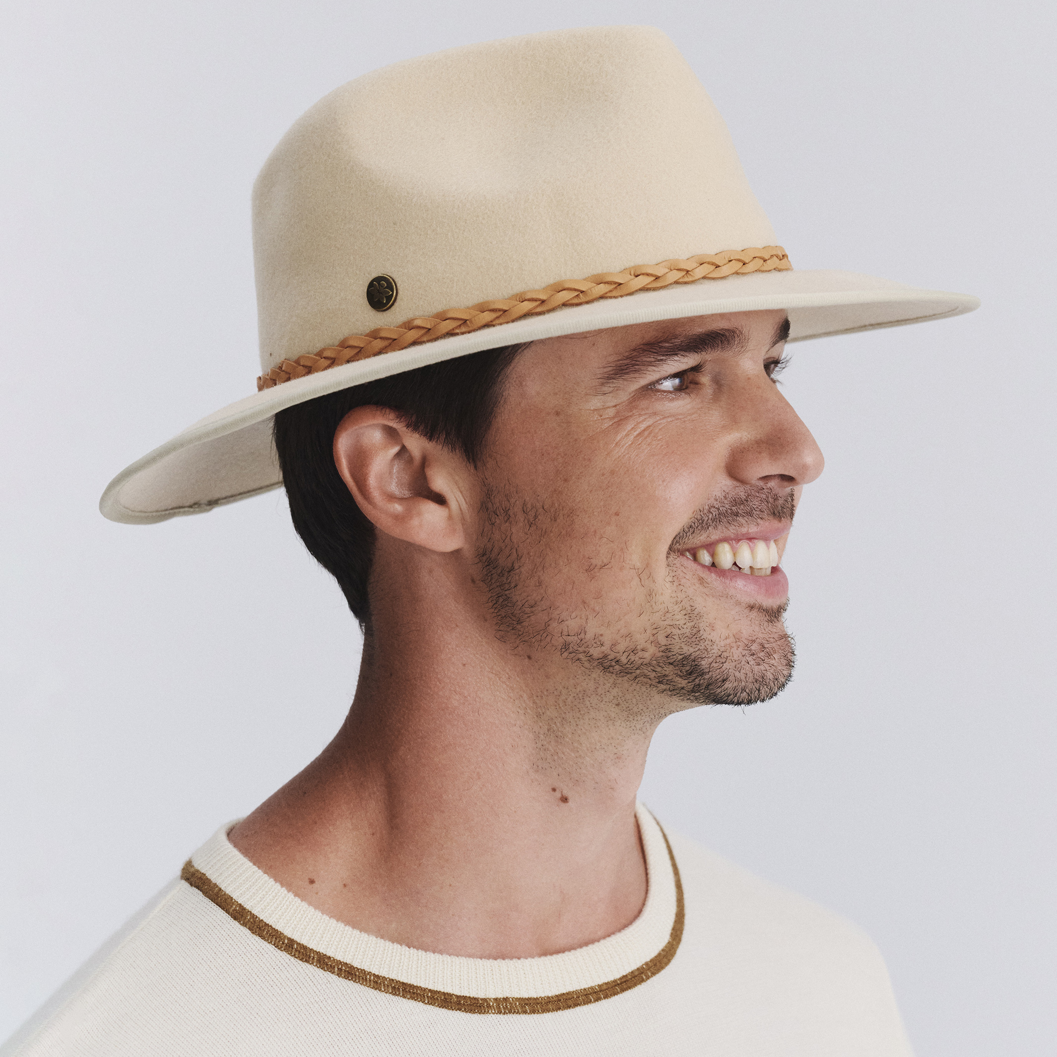PM804 BEIGE 56CM (S/M) - BARTLE FEDORA